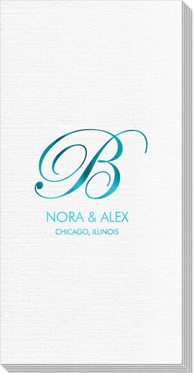 Presidential Initial Deville Guest Towels